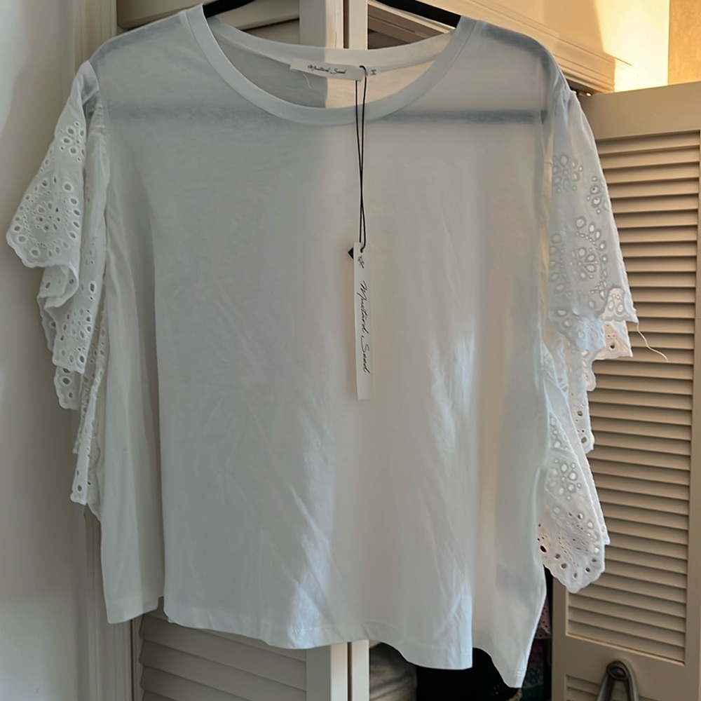 Mustard seed white  cotton shirt